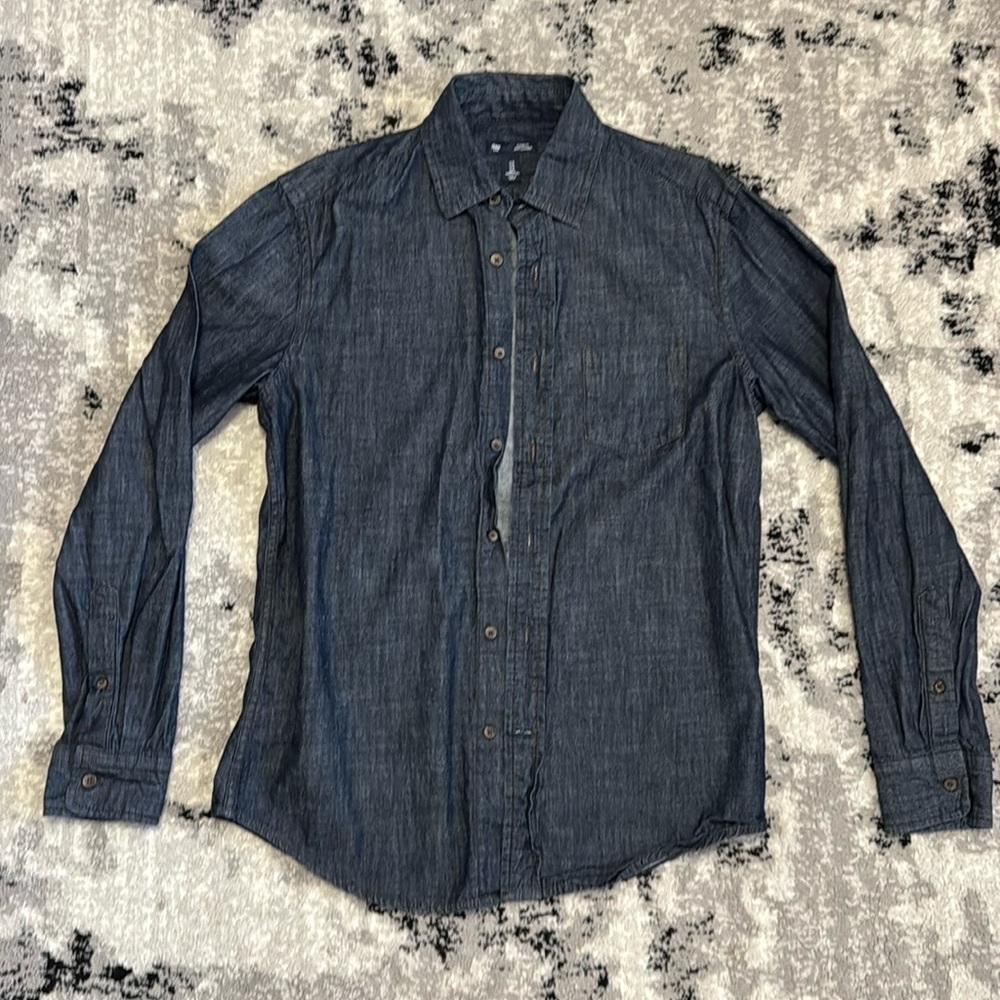Gap denim button up shirt